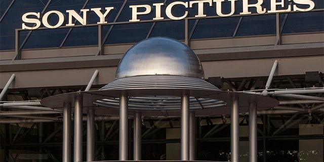 The exterior view of the Sony Pictures Plaza building in Culver City, Calif.