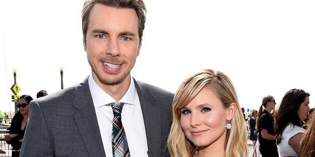 Dax Shepard and Kristen Bell shared a steamy kiss on Instagram.