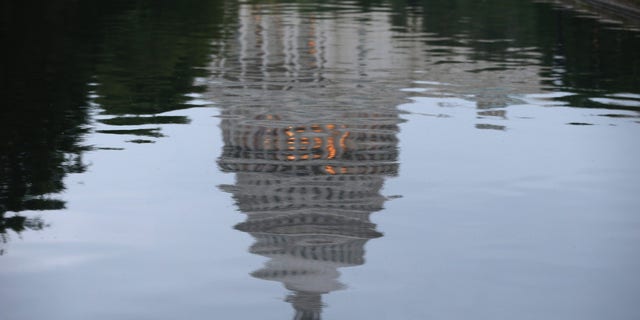 WASHINGTON, DC - JUNE 11:  The U.S. Capitol is reflected in water on the morning of June 11, 2014 in Washington, DC. Yesterday House Majority Leader Eric Cantor (R-VA) lost his Virginia primary to Tea Party challenger Dave Brat.  (Photo by Mark Wilson/Getty Images)