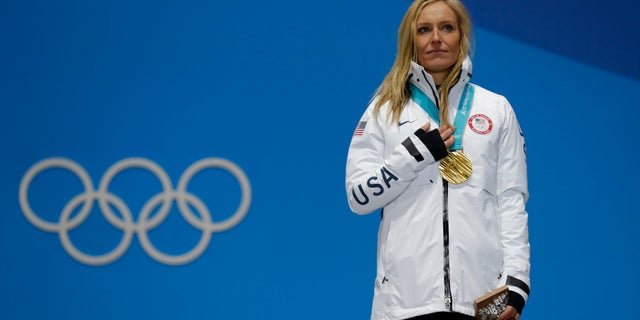 Jamie Anderson won her second Olympic gold medal during the women's snowboard slopestyle event at the 2018 Winter Olympics.
