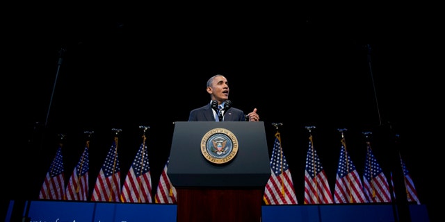 President Obama speaks about the economy and growing economic inequality, Wednesday, Dec. 4, 2013.