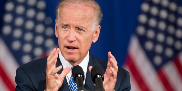 FILE - In this July 18, 2013 file photo, Vice President Joe Biden speaks in Washington. Biden plans to raise campaign cash for the Democratic leader of the first-in-the-nation primary state. The White House says Biden will appear at an Aug. 22 fundraiser for New Hampshire Gov. Maggie Hassan, who faces re-election next year. (AP Photo/Manuel Balce Ceneta, File)