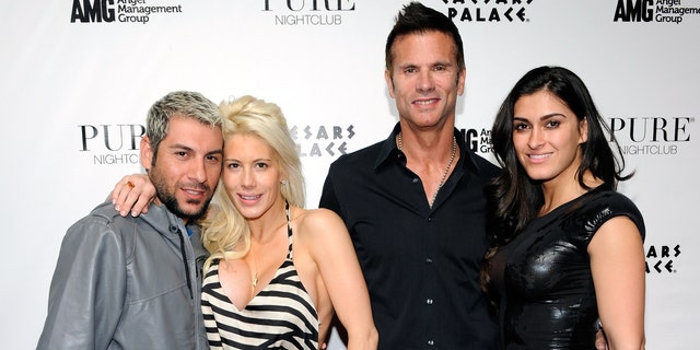 Blogger Nik Richie, his wife, actress Shayne Lamas, her father, actor Lorenzo Lamas and his wife Shawna Craig.