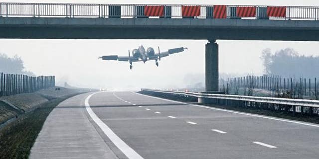 The German autobahn was so wide, straight and flat that warplanes could land on it, a fact that impressed Supreme Allied Commander and future president Gen. Dwight Eisenhower. 