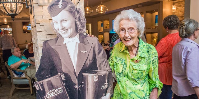 The Georgia centenarian recently celebrated her birthday with a party hosted by the carrier.