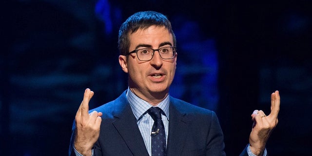 FILE - In this Feb. 28, 2015, file photo, John Oliver speaks in New York. Coal company Murray Energy is suing HBO and its Sunday-night host, John Oliver, for what it says was a âfalse and malicious broadcast.â Oliverâs 24-minute âLast Week Tonightâ coal segment on Sunday, June 18, 2017, criticized the Trumpâs administration effort to revive the industry and ribbed Murray Energyâs CEO. (Photo by Charles Sykes/Invision/AP, File)