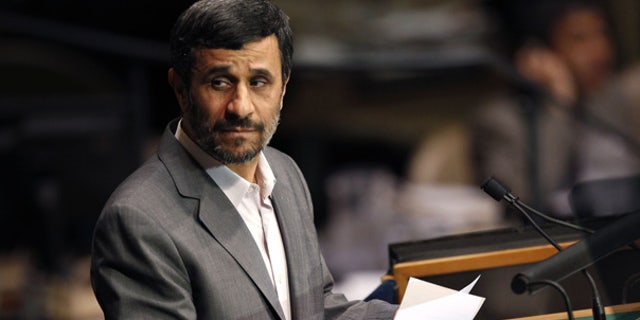 Sept. 21: Iranian President Mahmoud Ahmadinejad speaks at U.N. headquarters.