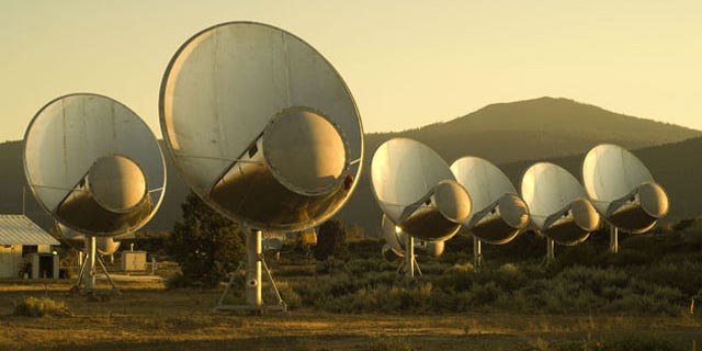 The Allen Telescope Array -- a large number of small satellite dishes designed to add the search for extraterrestrial intelligence.