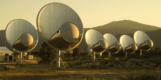 The Allen Telescope Array -- a large number of small satellite dishes designed to add the search for extraterrestrial intelligence.
