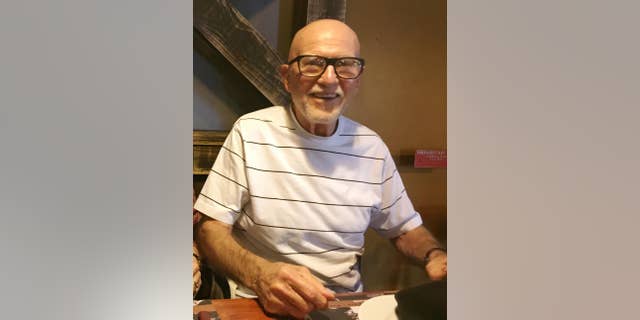 This image made available by Hortencia Espetia, shows John Virtue in Miami, Fla., May 30, 2015. Virtue, a crusader for free press and the former director of the Florida International University International Media Center, died of cancer on Friday, June 3, 2016, at a Miami Beach Hospital in Miami Beach, Fla., university officials said, Tuesday, June 7, 2016. He was 81. (Hortencia Espetia via AP)