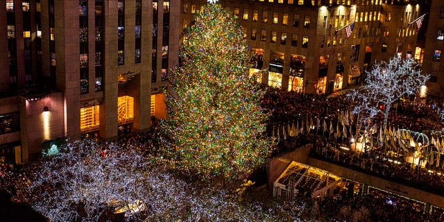 The 85th annual Rockefeller Center Christmas tree lighting ceremony was on Nov. 29, 2017.