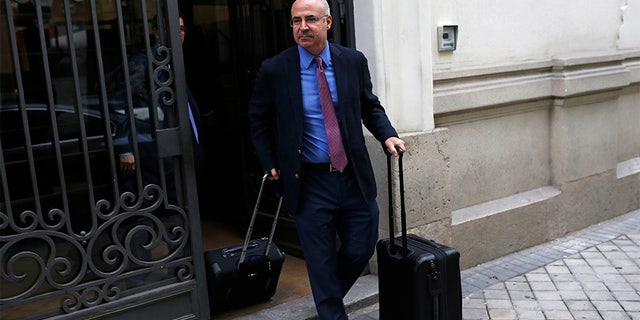 May 30, 2018: William Browder leaves the anti-graft prosecutor's office in Madrid.