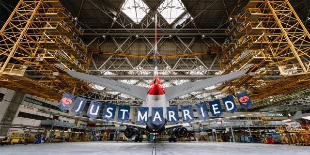 Customers scheduled to fly on BA93 from London to Toronto May 19 an hour after Harry and Meghan tie the knot can be a part of the festivities with a special crew, themed food and drinks, and royally related entertainment.