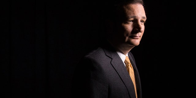 Republican presidential candidate Sen. Ted Cruz, R-Texas, poses for a portrait following an interview with the Associated Press in Washington, Tuesday, Dec. 1, 2015. Cruz outlined an approach to foreign policy inspired by Ronald Reagan, saying he would restore the American leadership missing from the world under President Barack Obama. But pressed on how he would address specific hotspots of today, Cruz places limits on American action, including refusing to back ground troops to combat the Islamic State. (AP Photo/Andrew Harnik)