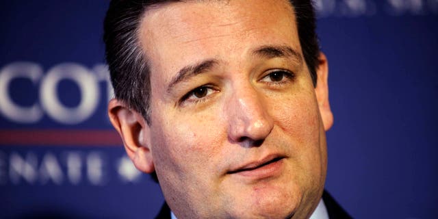 Sen. Ted Cruz before a town hall meeting at Furman University on Monday, Dec. 7, 2015, in Greenville, S.C.