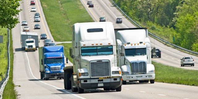 truck traffic istock