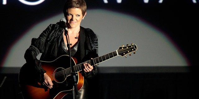 Musician Natalie Maines of the Dixie Chicks performs Carly Simon's "That's The Way I've Always Heard It Should Be" at the 29th Annual ASCAP Pop Music Awards in Hollywood, California April 18, 2012.