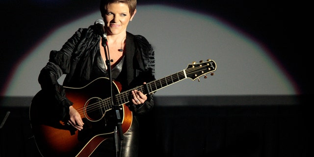Musician Natalie Maines of the Dixie Chicks performs Carly Simon's "That's The Way I've Always Heard It Should Be" at the 29th Annual ASCAP Pop Music Awards in Hollywood, California April 18, 2012.