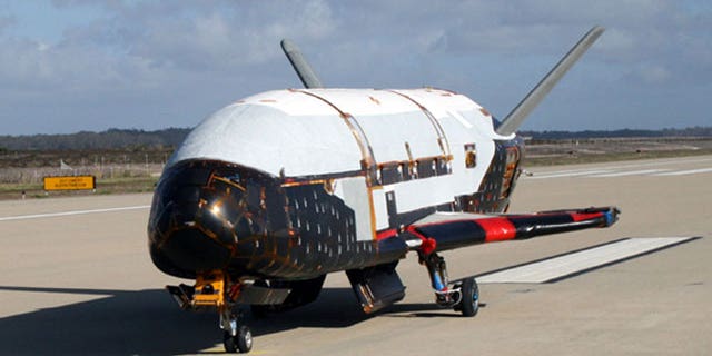 An undated image released by the U.S. Air Force showing the X-37B spacecraft.