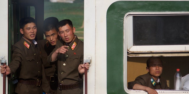 North Korean soldiers