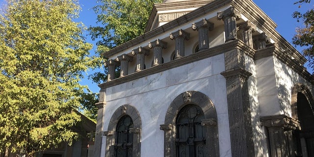 No expense spared: This mausoleum cost $500,000, according to construction workers, although it's unclear who it has been built in honor of