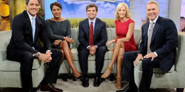 Josh Elliott (left) and the rest of the 'Good Morning America' team.