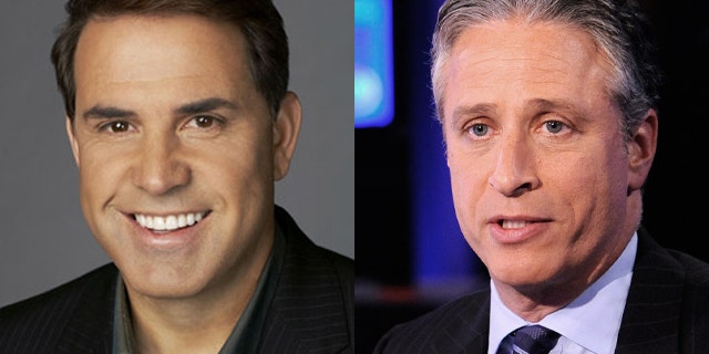 CNN host Rick Sanchez, left, was fired after comments in a radio interview about Comedy Central host Jon Stewart.