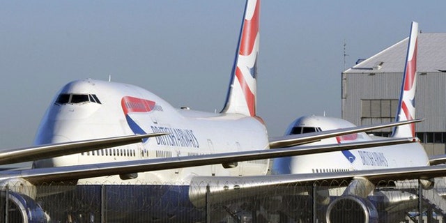 April 21: British Airways aircraft are seen parked at Heathrow airport in west London. (AP)