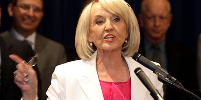 Shown here is Arizona Gov. Jan Brewer. (AP Photo)