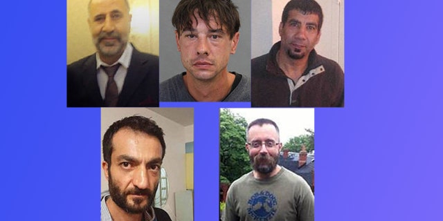 Clockwise from left: Majeed Kayhan, 58; Dean Lisowick, 47; Soroush Marmudi, 50; Selim Esen, 44 and Andrew Kinsman, 49.