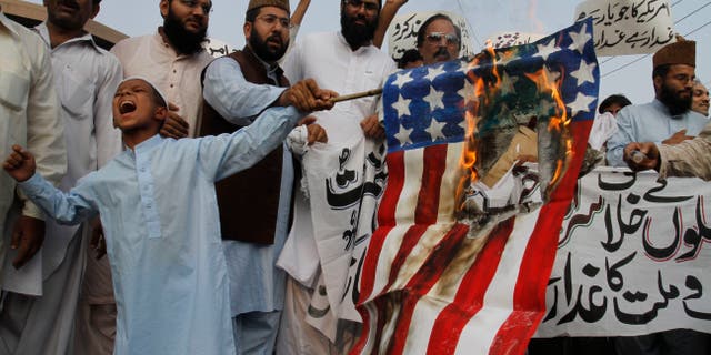 Burning the American flag can be deadly. (AP)