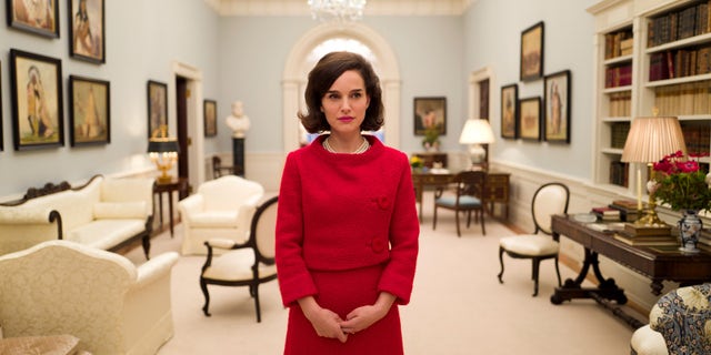 "Jackie" stars Natalie Portman as the iconic first lady Jacqueline Kennedy Onassis.