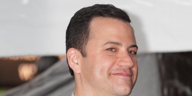 Talk show host Jimmy Kimmel smiles during ceremonies unveiling his star on the Hollywood Walk of Fame in Hollywood January 25, 2013.