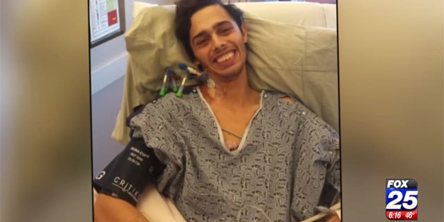 Ben Blake received a liver infected with Hepatitis C.