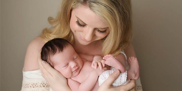 Celebrating her arrival, the new mom had an exact vision in mind for an all-American photo shoot.