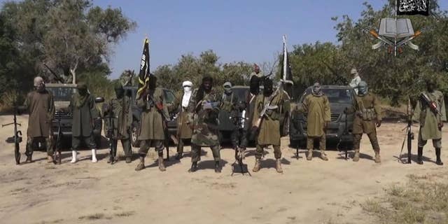 FILE - Boko Haram militants