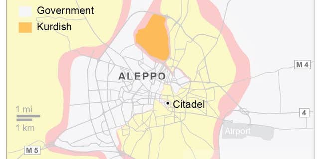 All access routes to east Aleppo are closed.
