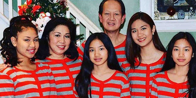 Mary Rose Ballocanag, second from left, was her family's only survivor in a horrific crash last week.