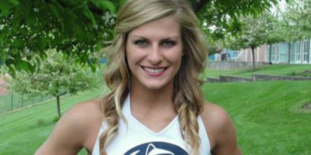 Paige Raque fell 39 feet from an apartment window during an off-campus party on Oct. 13, breaking her pelvis and suffering brain trauma. (Penn State Cheerleading)