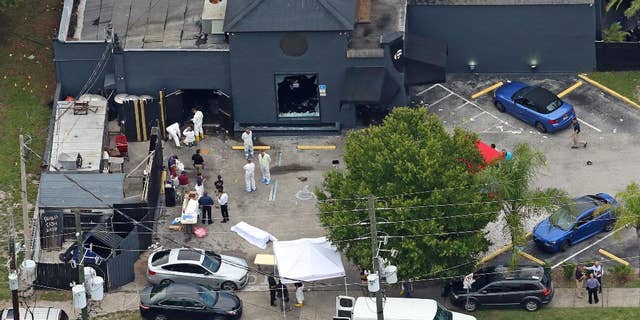 The scene after the massacre on June 12.