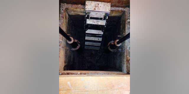 A tunnel discovered in Naco, Arizona in 2015 included wooden supports and a cement shaft with a hydraulic lift.