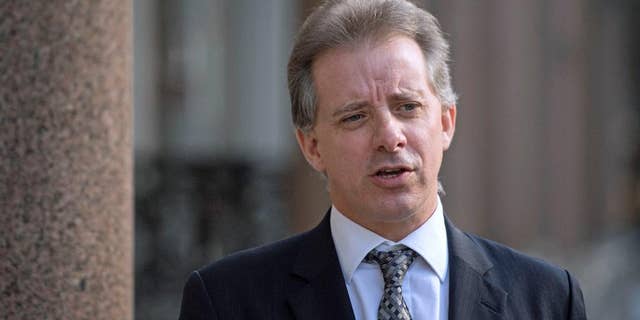 Christopher Steele, former British intelligence officer in London Tuesday March 7, 2017. Steele's controversial dossier was the key basis for FISA warrants against former Trump advisor Carter Page. (Victoria Jones/PA via AP)