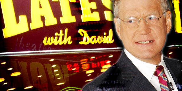 ** FILE ** In this Jan. 17, 2008 file photo, television talk show host David Letterman is seen outside of The Ed Sullivan Theater. (AP)