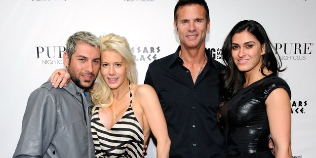 Blogger Nik Richie, his wife, actress Shayne Lamas, her father, actor Lorenzo Lamas and his wife Shawna Craig.