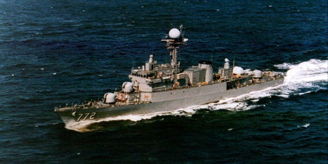 South Korea's Cheonan naval ship, pictured above, sank in the waters of the Yellow Sea.
