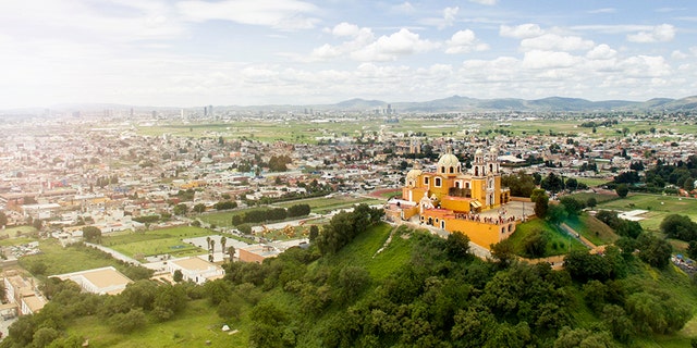 Aerial view of Puebla