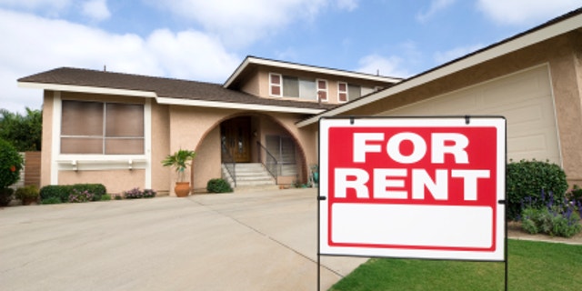 A home is being rented during tough economic times.