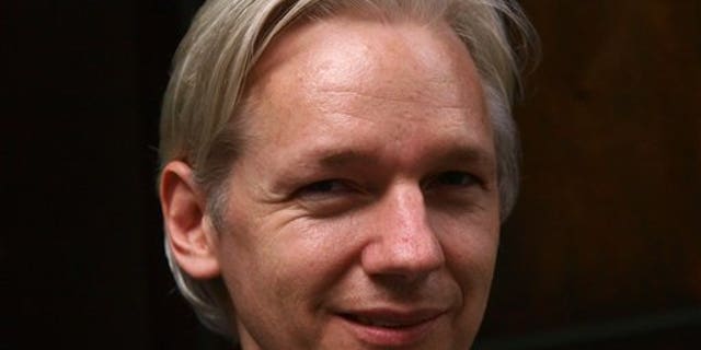 FILE: Founder and editor of the WikiLeaks website, Julian Assange, speaks to members of the media during a debate event held in London.