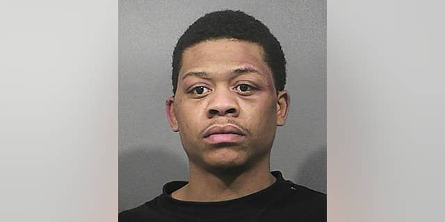This undated photo provided by the Lake County Sheriff's Department in Crown Point, Ind., shows Carl Le'Ellis Blount, who was sentenced Wednesday, Feb. 8, 2017, to life in prison without parole for fatally shooting July 6, 2014, of an Indiana police officer sitting in his patrol car. (Lake County (Ind.) Sheriff's Department via AP)
