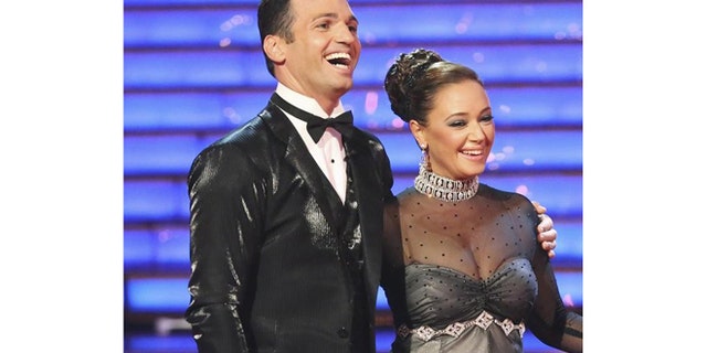 Leah Remini and Tony Dovolani appear on "Dancing with the Stars."